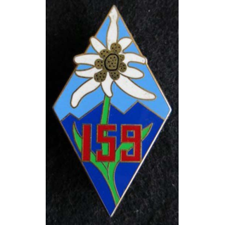 159° régiment d’infanterie alpine Drago dos légèrement grenu
