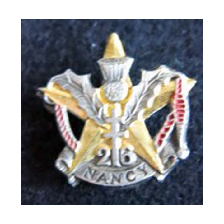 réduction du 26° régiment d'infanterie 20 x 20 mm dos strié
