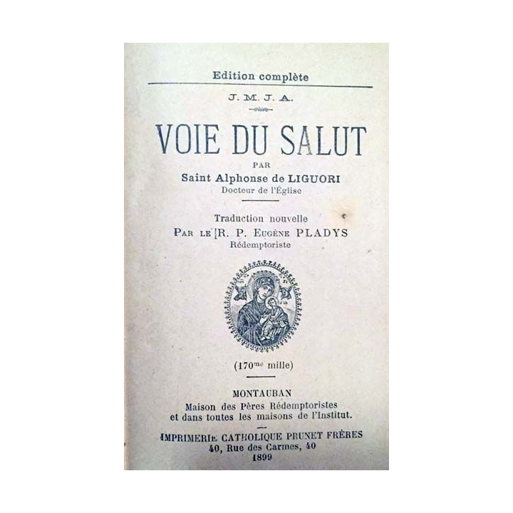 1. Voie du salut par Saint Alphonse de Liguori
