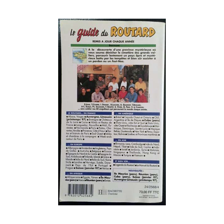 1. Le guide du routard 1997/98 Bretagne aux éditions Hachette
