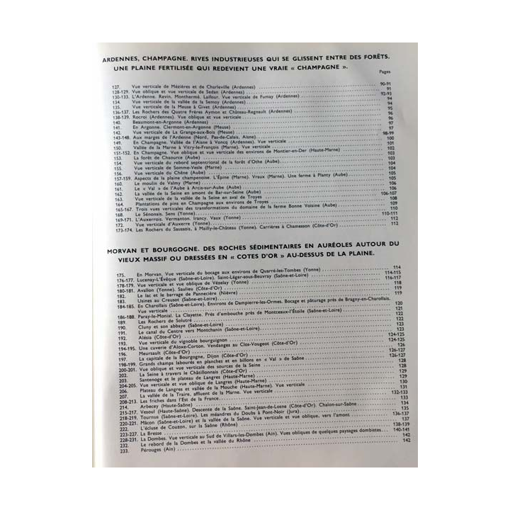 1. Atlas aérien Tome V Alsace, Vosges, Lorraine, Ardennes et Champagne, Morvan et Bourgogne, Jura de Pierre Deffontaines