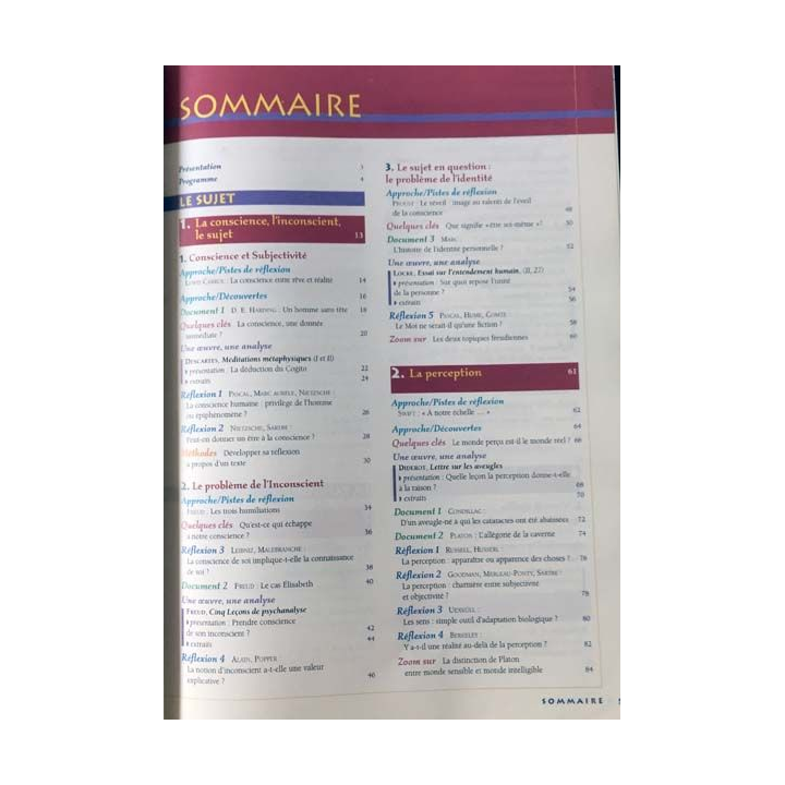 1. Philosophie terminal L de Alain Marchal et Christine Courme-Thubert aux éditions Magnard