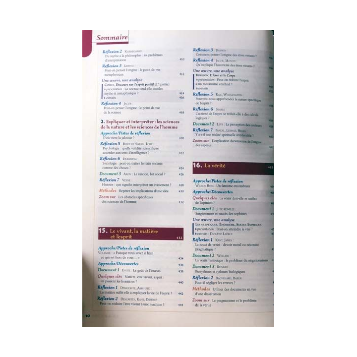 1. Philosophie terminal L de Alain Marchal et Christine Courme-Thubert aux éditions Magnard