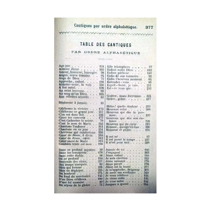 1. Manuel des catéchismes ou recueil de prières, billets, cantiques, avis par M. l'Abbé Dupanloup
