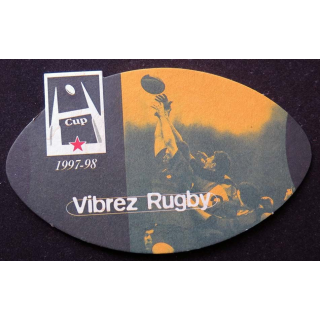 DESSOUS DE VERRE A BIÈRE Heineken Vivez Rugby Cup 1997-98 