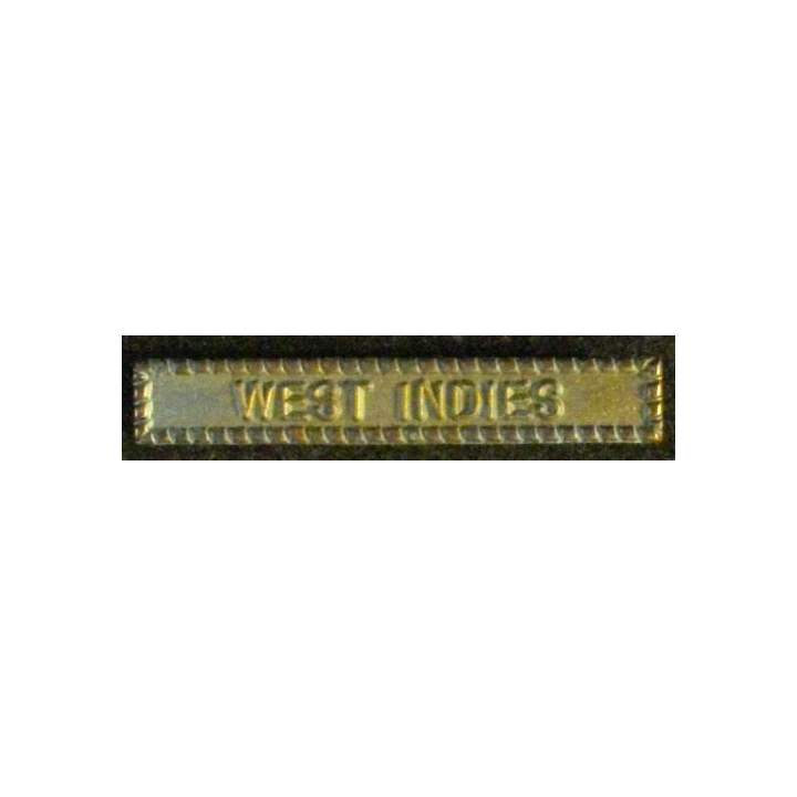 BARRETTE VICTORY MEDAL US NAVY : WEST INDIES