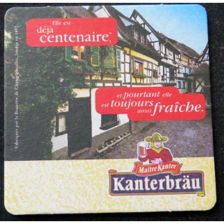 DESSOUS VERRE BIÈRE Maître Kanter Elle est déjà centenaire et pourtant