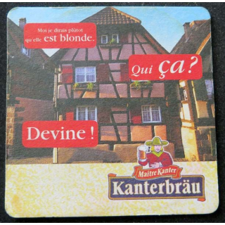 DESSOUS VERRE BIÈRE Maître Kanter Moi je dirai plûtot qu'elle est blonde