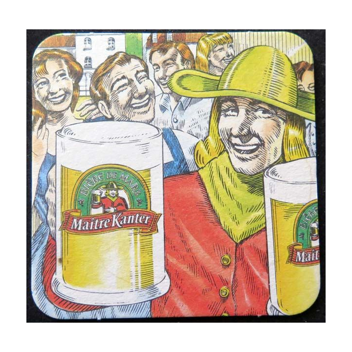DESSOUS de VERRE à BIÈRE Maître Kanter sous-verre sous bier bitter