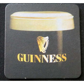 DESSOUS de VERRE à BIÈRE Guinness Irish beer
