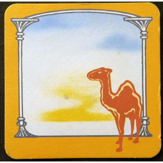 DESSOUS de VERRE à BIÈRE Camel de largeur 12 cm