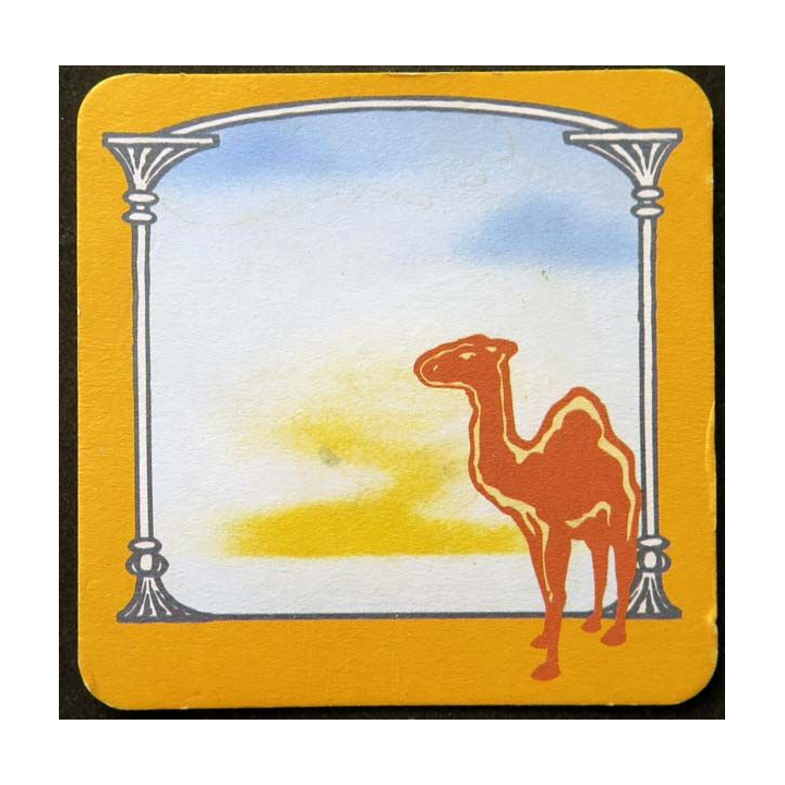 DESSOUS de VERRE à BIÈRE Camel de largeur 12 cm