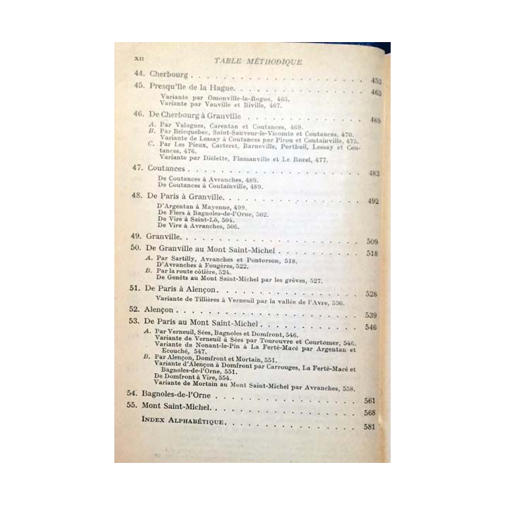 1. Les guides bleus - Normandie aux éditions Librairie Hachette 1961
