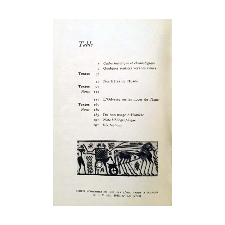 1. Homère par lui même de Gabriel Germain aux éditions du Seuil