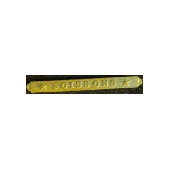 BARRETTE VICTORY MEDAL US WW1 médaille de victoire Soissons