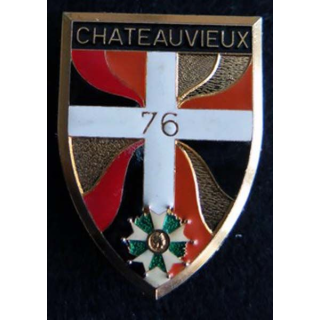 76° régiment d'infanterie Arthus Bertrant Paris G. 1929 couleurs écaillée