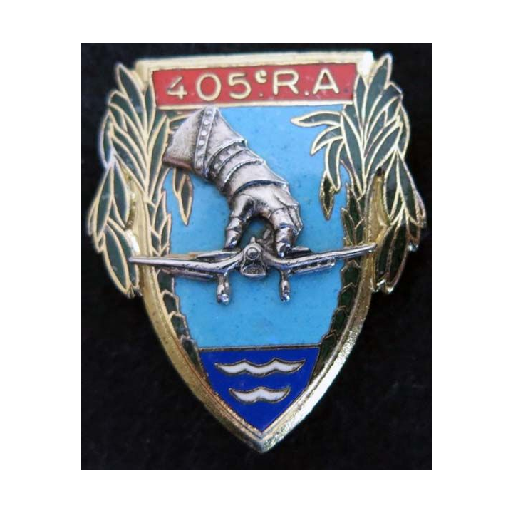 405° régiment d'artillerie Drago H. 320 en émail