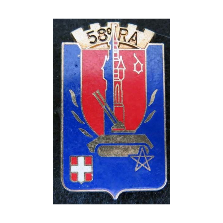 58° régiment d'Artillerie  Delsart Sens G. 2240 