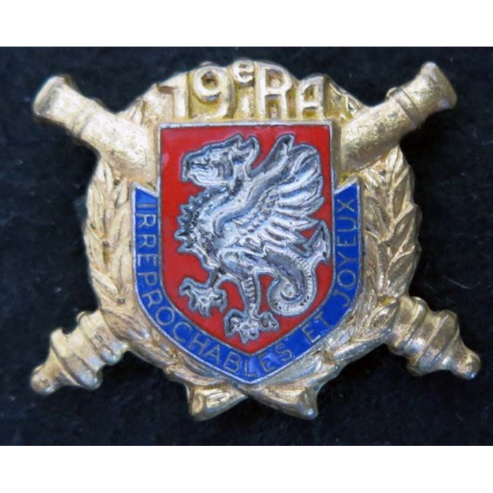 19° régiment d'artillerie en émail