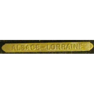 BARRETTE VICTORY MEDAL US WW1 médaille de victoire Alsace Lorraine