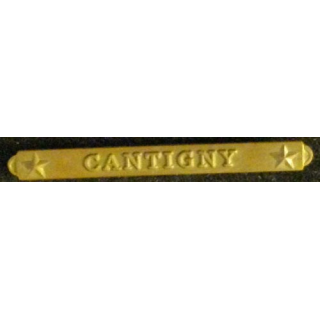 BARRETTE VICTORY MEDAL US WW1 médaille de victoire Cantigny