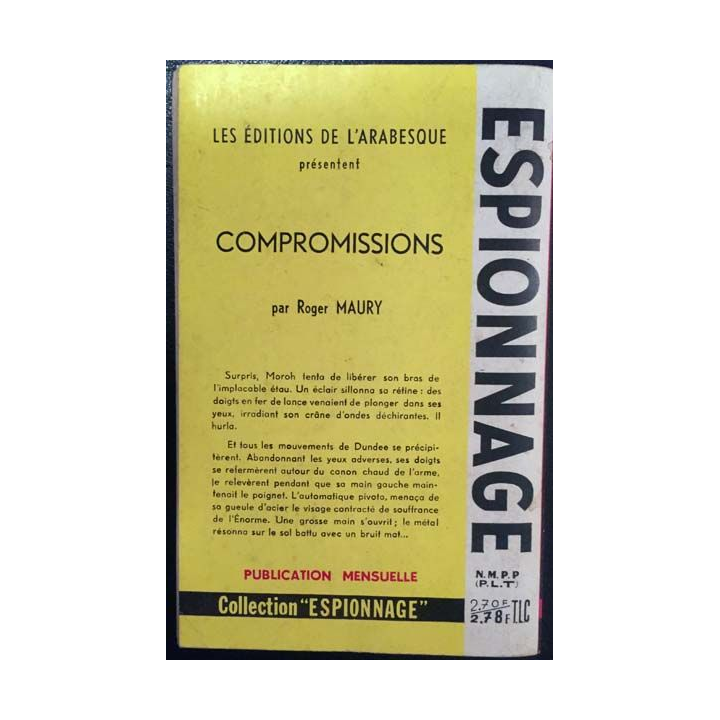 1. Compromissions de Roger Maury aux éditions de L'Arabesque
