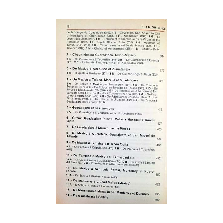 1. Les guides bleus - Mexique aux éditions Hachette