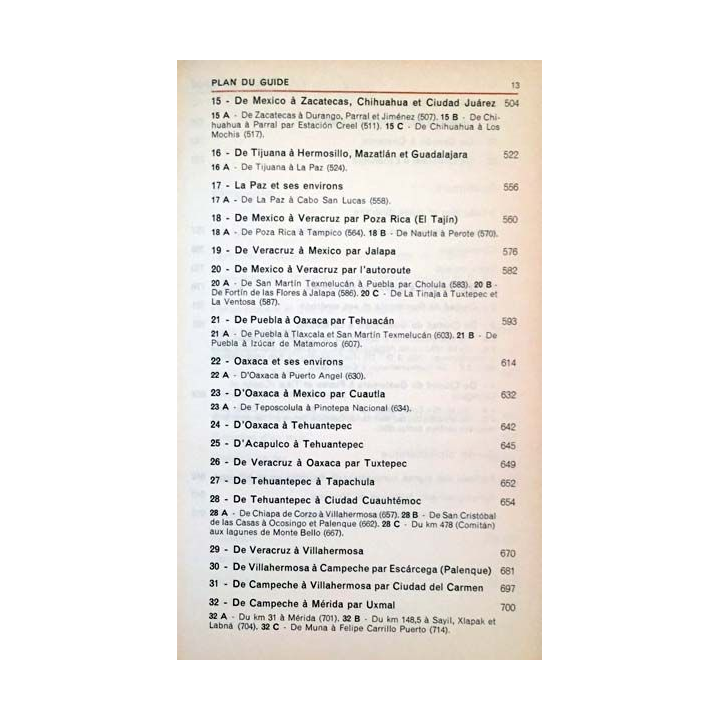 1. Les guides bleus - Mexique aux éditions Hachette