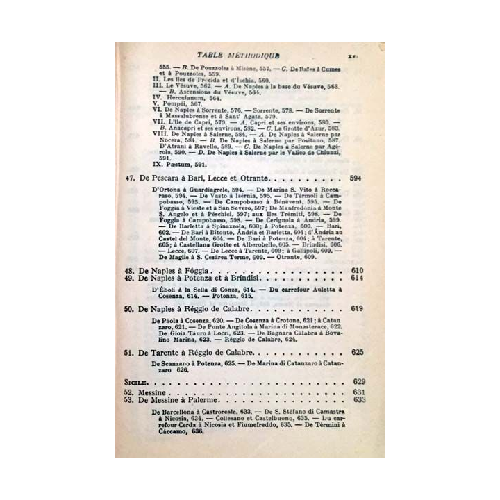 1. Les guides bleus - Italie en un volume aux éditions Hachette 1958