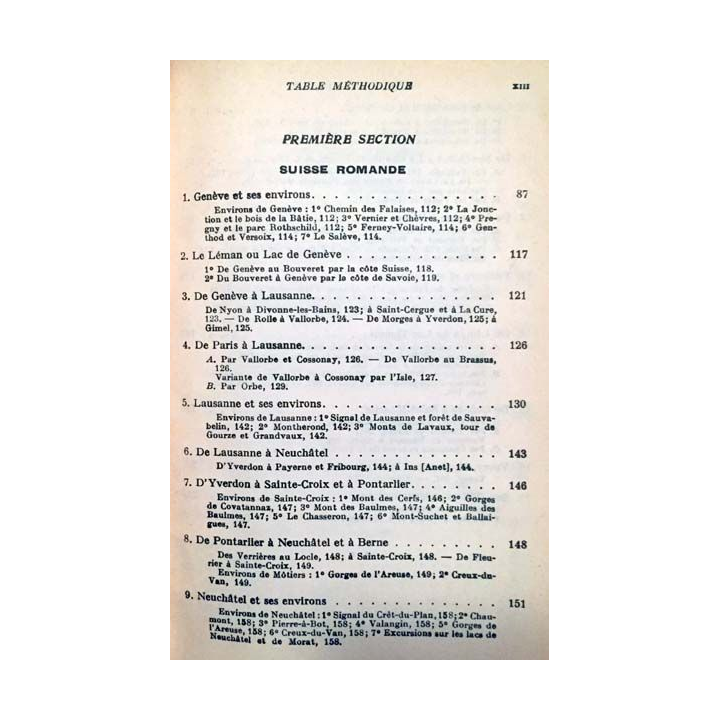 1. Les guides bleus - Suisse aux éditions Hachette 1958