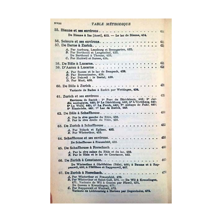 1. Les guides bleus - Suisse aux éditions Hachette 1958
