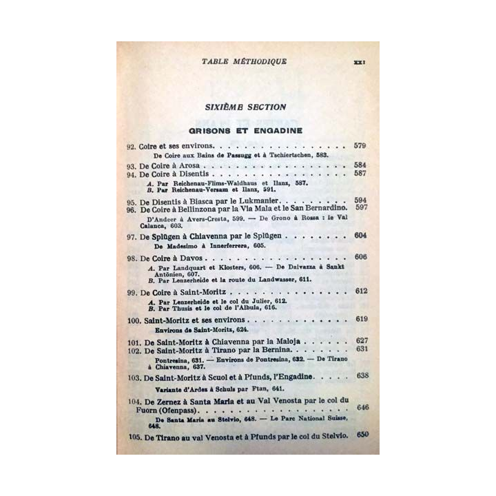 1. Les guides bleus - Suisse aux éditions Hachette 1958
