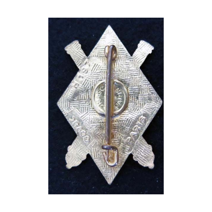 68° régiment d'artillerie Drago Paris H. 197 en émail