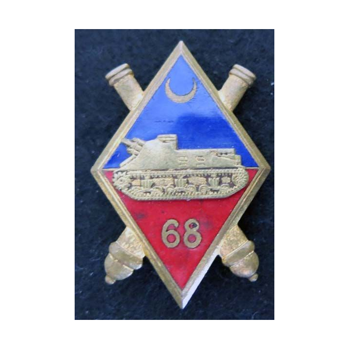 68° régiment d'artillerie Drago Paris H. 197 en émail