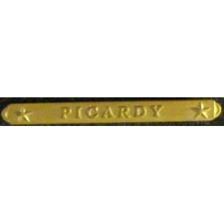 BARRETTE VICTORY MEDAL US WW1 médaille de victoire Picardy