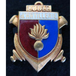 Ecole d'artillerie Drago Béranger H. 252 en émail