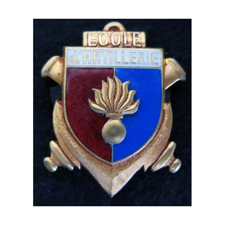 Ecole d'artillerie Drago Béranger H. 252 en émail