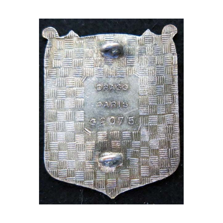 Centre des Landes Drago Paris G. 2075 guilloché argenté 