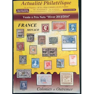 1. Actualité Philatélique Vente à prix nets "Hiver 2013/2014"