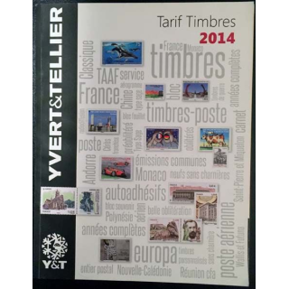 1. Tarif timbres 2014 Yvert & Tellier