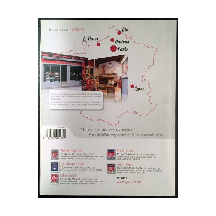 1. Tarif timbres 2014 Yvert & Tellier