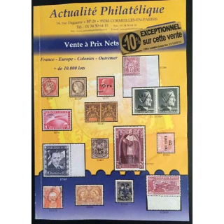 1. Actualité Philatélique Vente à prix nets "Été 2012"