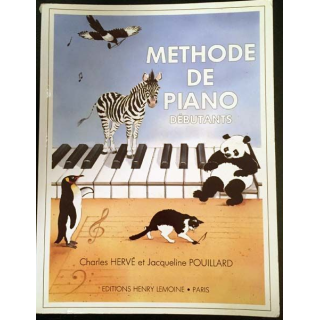 1. Méthode de piano débutant de Charles Hervé et Jacqueline Pouillard aux éditions Henry Lemoine