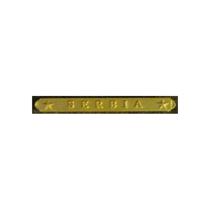 BARRETTE VICTORY MEDAL US WW1 médaille de victoire Serbia