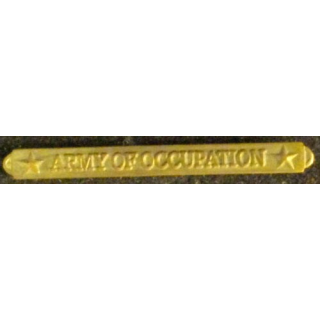 BARRETTE VICTORY MEDAL US WW1 médaille de victoire Army of occupation