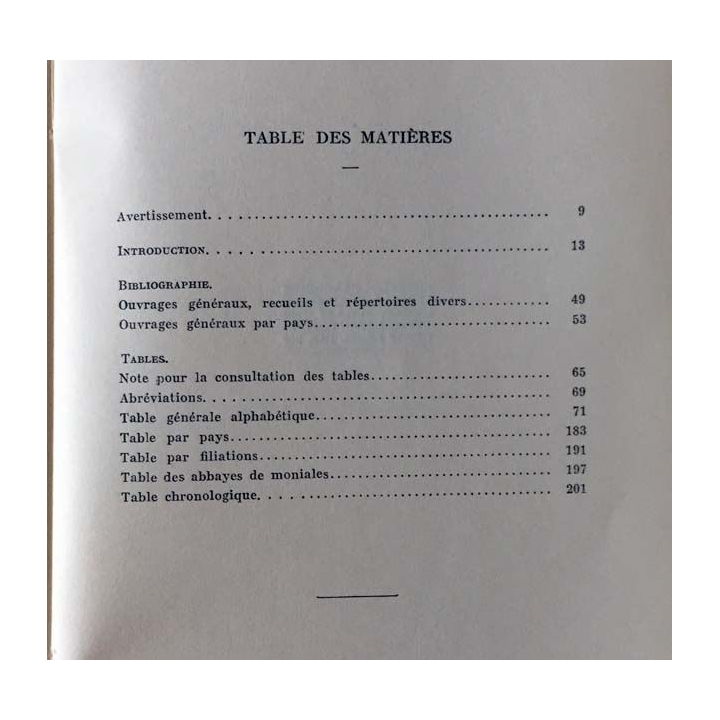1. Recueil de plans d'Églises cisterciennes de Fr. M.-Anselme Dimier 1949