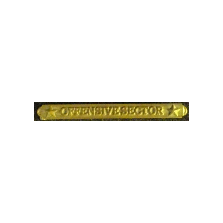 BARRETTE VICTORY MEDAL US WW1 médaille de victoire Offensive sector