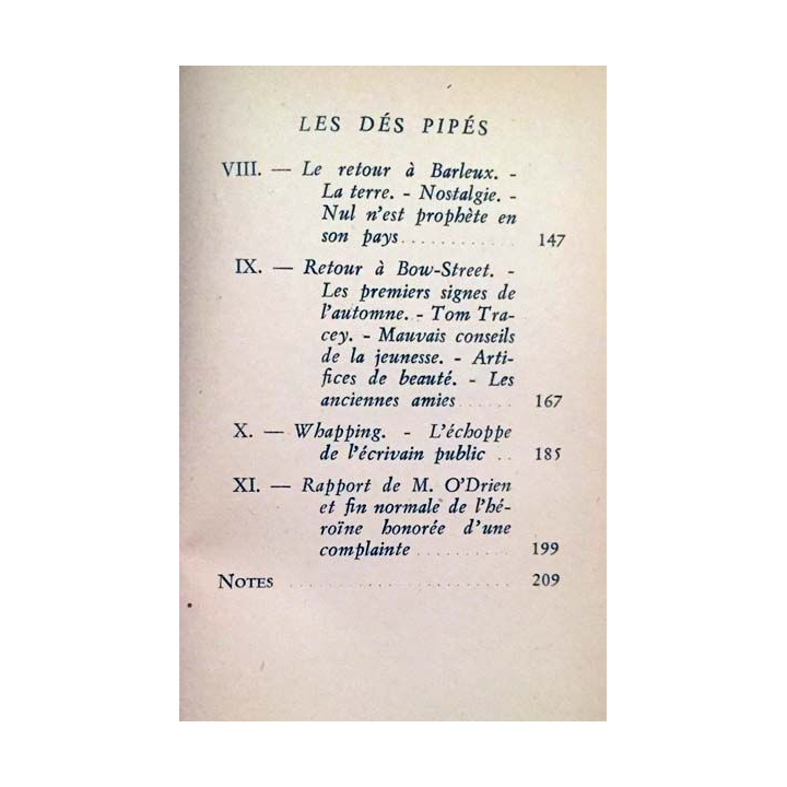 1. Les dés pipés ou les aventures de Miss Fanny Hill de Pierre Mac Orlan aux éditions Gallimard