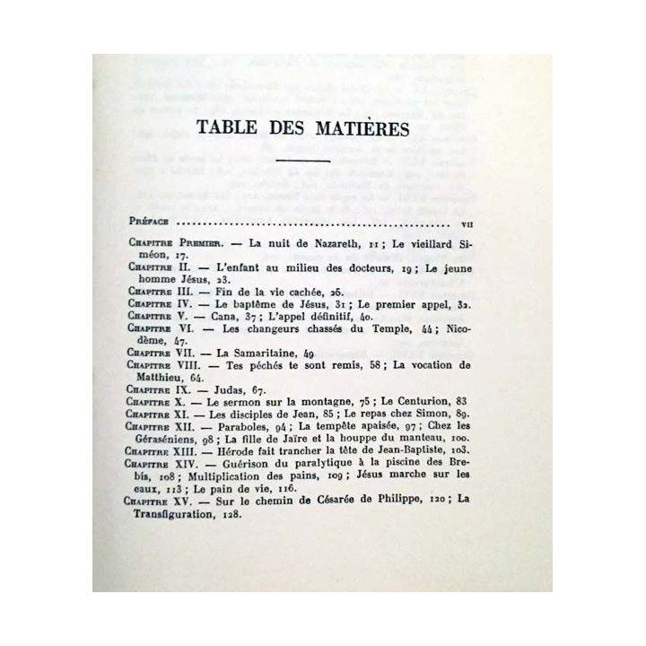1. Vie de Jésus de François Mauriac aux éditions Flammarion