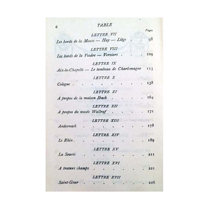 1. Le Rhin - Lettres à un ami de Victor Hugo aux éditions Nelson